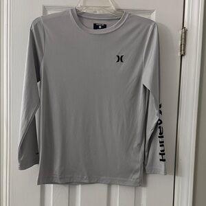 Hurley Kids Gray Long Sleeve Tee